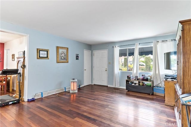 490 Crosby St, Altadena, CA 91001 - foyer entrance featuring baseboards and wood-type flooring