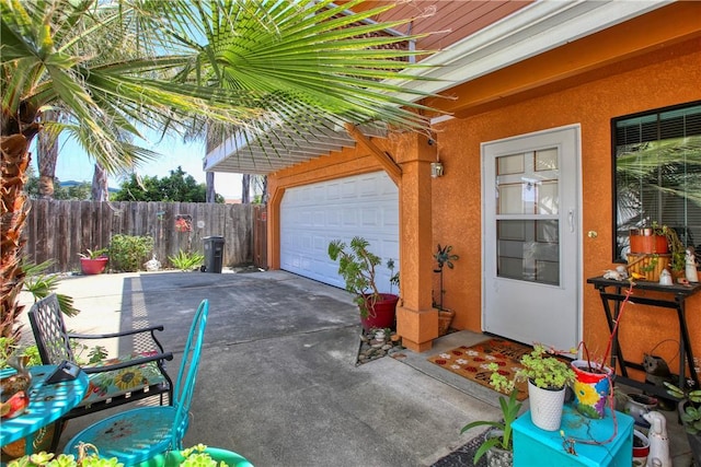 1268 Baden Ave, Grover Beach, CA 93433 - garage featuring driveway and fence