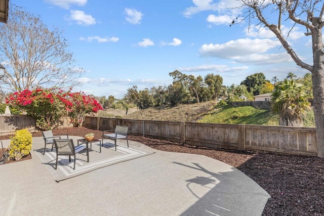 1194 Erin Dr, El Cajon, CA 92020 - view of patio featuring a fenced backyard