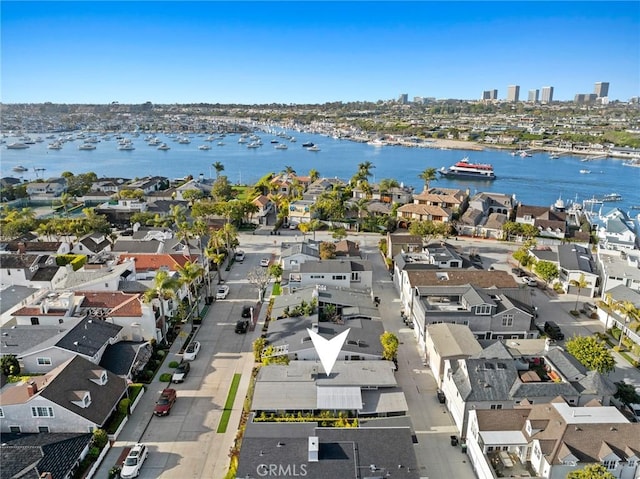 432 Seville Ave, Newport Beach, CA 92661 - aerial view with a residential view, a water view, and a view of city