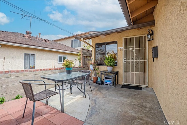 791 W 2nd St, San Pedro, CA 90731 - view of patio / terrace featuring outdoor dining space