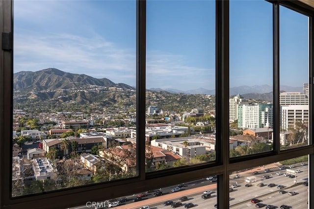 345 Pioneer Dr Unit 1705, Glendale, CA 91203 - detailed view of mountains and a city view