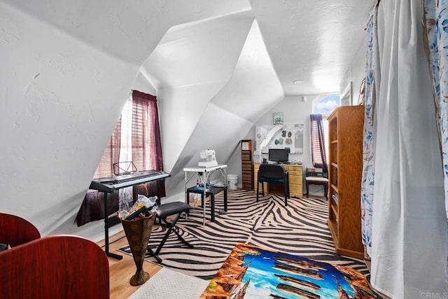 37650 Tripp Flats Rd, Anza, CA 92539 - office space featuring vaulted ceiling and a wealth of natural light