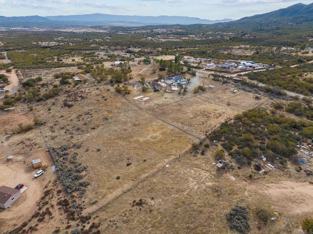 37650 Tripp Flats Rd, Anza, CA 92539 - birds eye view of property featuring a rural view, a desert view, and a mountain view