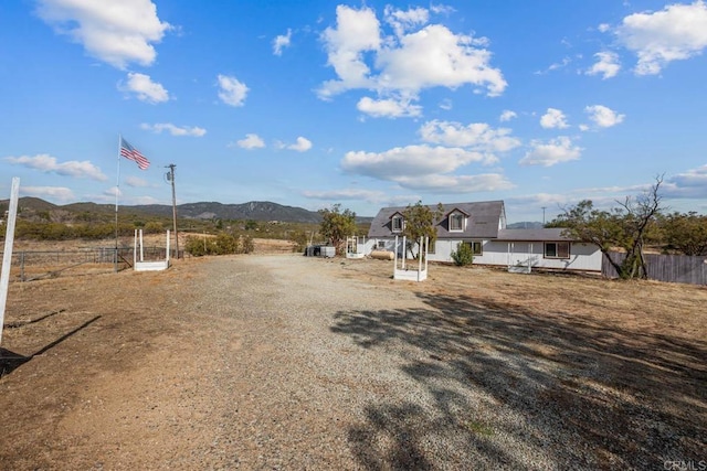 37650 Tripp Flats Rd, Anza, CA 92539 - view of road with driveway and a mountain view