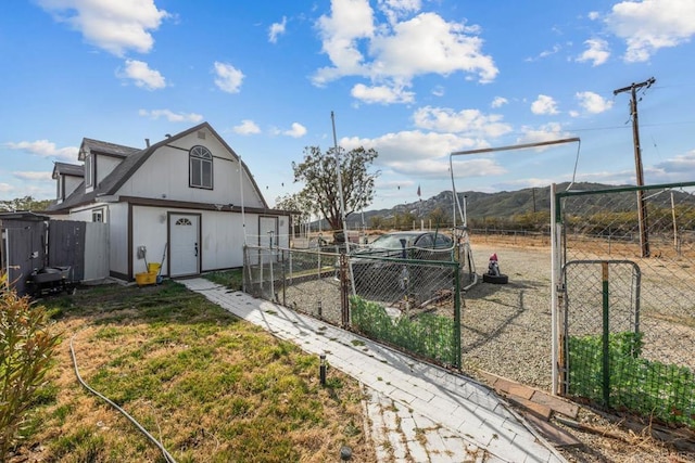 37650 Tripp Flats Rd, Anza, CA 92539 - view of yard with fence and a vegetable garden