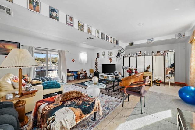 37650 Tripp Flats Rd, Anza, CA 92539 - tiled living area featuring visible vents