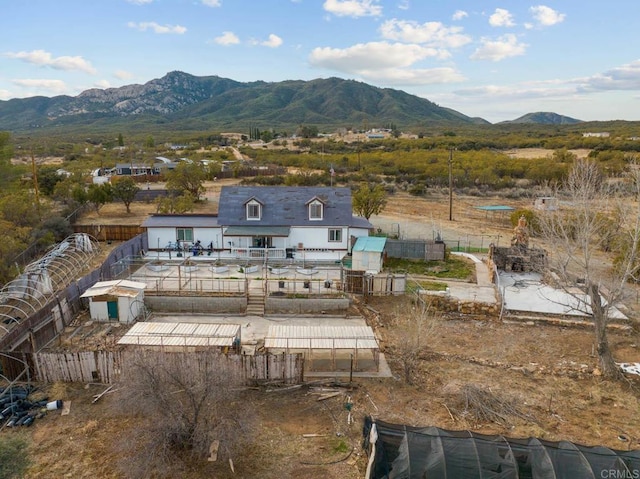 37650 Tripp Flats Rd, Anza, CA 92539 - birds eye view of property with a mountain view