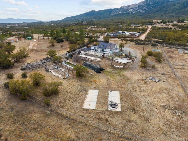 37650 Tripp Flats Rd, Anza, CA 92539 - bird's eye view featuring a rural view and a mountain view