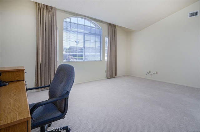 6721 Silver Oak Pl, Riverside, CA 92506 - unfurnished office with carpet floors, visible vents, and baseboards