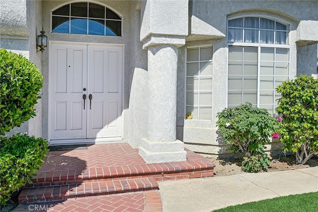 6721 Silver Oak Pl, Riverside, CA 92506 - doorway to property featuring stucco siding