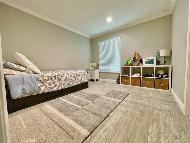 642 W Wilson St, Costa Mesa, CA 92627 - bedroom with crown molding and baseboards