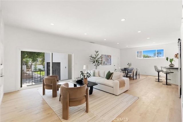 786 Carhart Ave, Fullerton, CA 92833 - living area with light wood-style flooring and recessed lighting