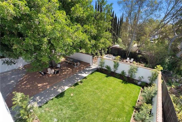 786 Carhart Ave, Fullerton, CA 92833 - fenced backyard featuring a patio area
