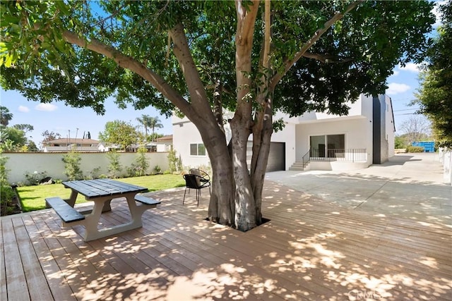 786 Carhart Ave, Fullerton, CA 92833 - view of wooden terrace