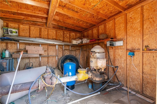 view of storage room