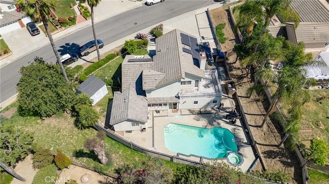 drone / aerial view