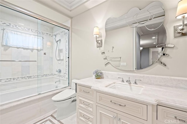 435 Walnut Ave, Arcadia, CA 91007 - full bathroom featuring tiled shower / bath, toilet, and vanity