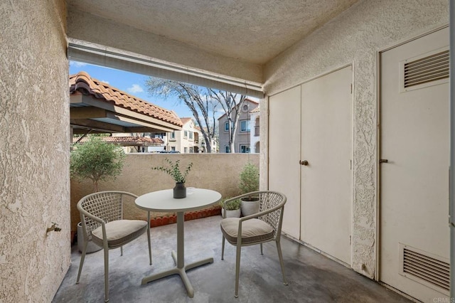 10774 Dabney Dr Unit 17, San Diego, CA 92126 - balcony with a patio