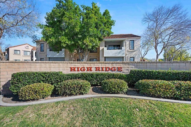 10774 Dabney Dr Unit 17, San Diego, CA 92126 - community / neighborhood sign featuring fence