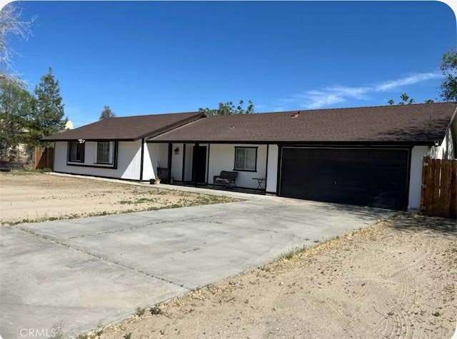 16117 Sweetaire Ave, Lancaster, CA 93535 - ranch-style home featuring an attached garage, concrete driveway, and stucco siding