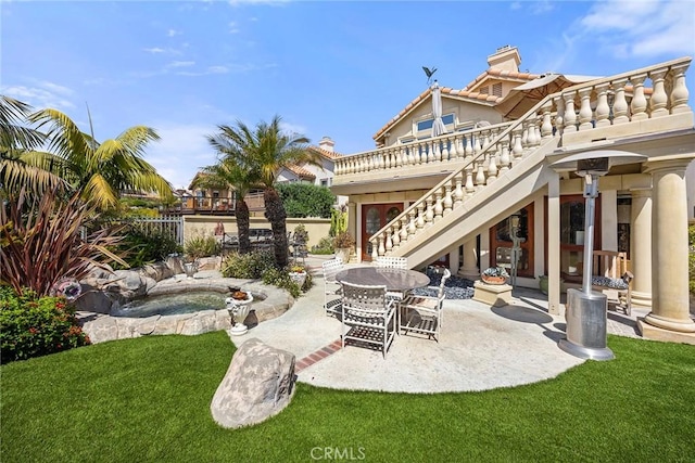 5 Monaco, Dana Point, CA 92629 - view of patio with stairway