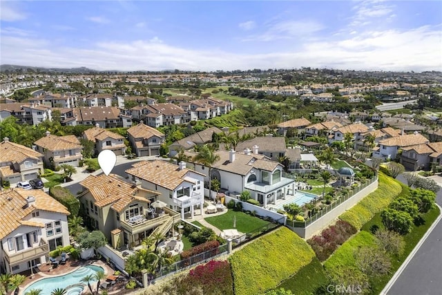 5 Monaco, Dana Point, CA 92629 - aerial perspective of suburban area featuring a pool area