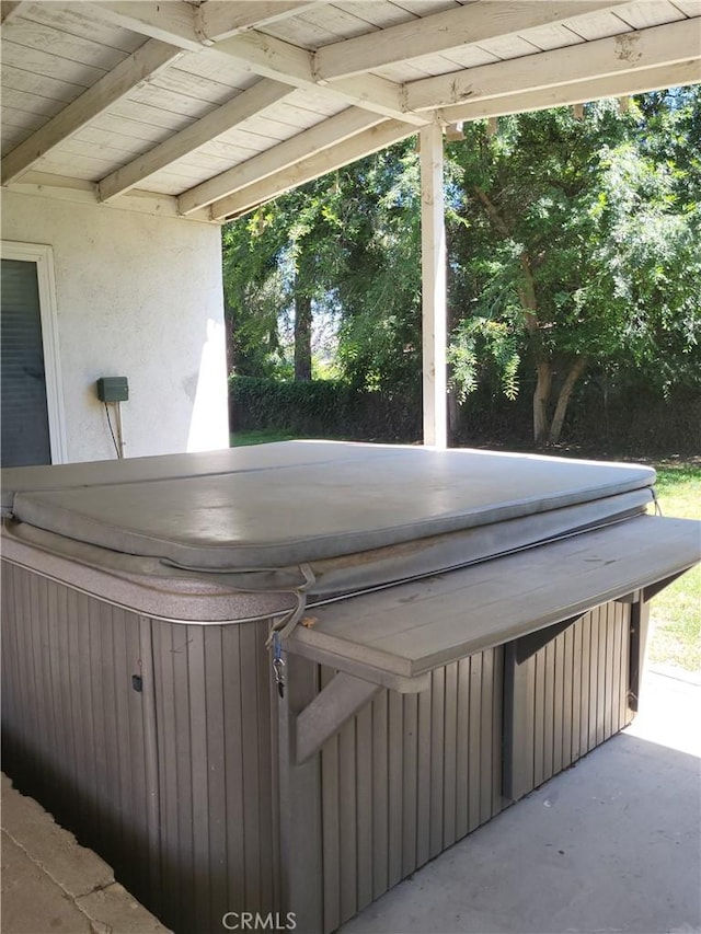 4322 Temescal Ave, Norco, CA 92860 - view of patio with a hot tub