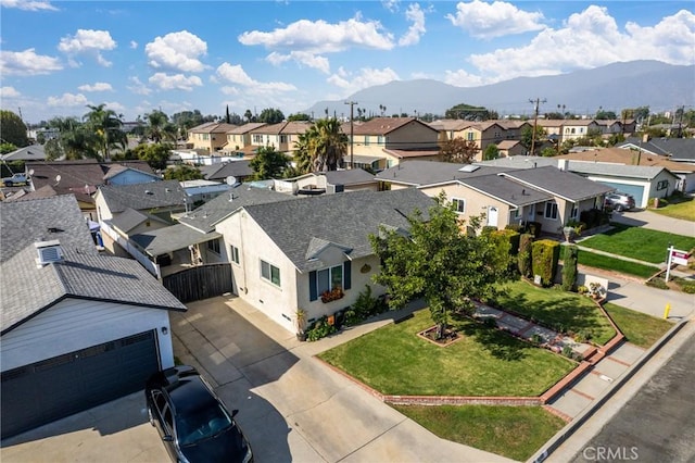 4045 N Walnuthaven Dr, Covina, CA 91722 - bird's eye view with a mountain view and a residential view