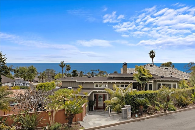 522 High Dr, Laguna Beach, CA 92651 - water view with fence