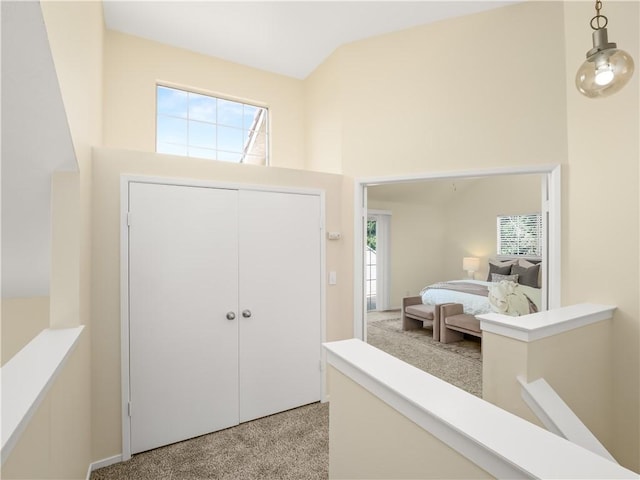 1523 E Pryor Dr, Fresno, CA 93720 - entrance foyer with light carpet and a high ceiling
