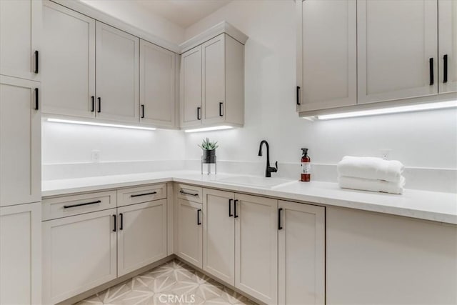 kitchen with a sink