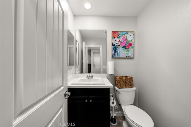 3693 S Grower Ave, Ontario, CA 91761 - half bathroom with toilet and vanity