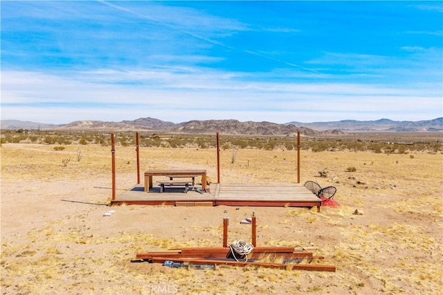 55850 Shannon Rd, Landers, CA 92285 - exterior space with a desert view and a mountain view
