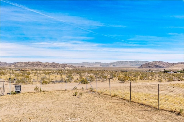 55850 Shannon Rd, Landers, CA 92285 - mountain view with a rural view and view of desert