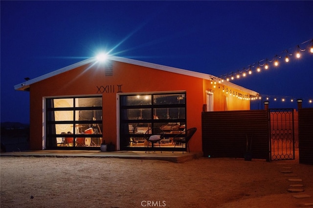 55850 Shannon Rd, Landers, CA 92285 - exterior space featuring stucco siding
