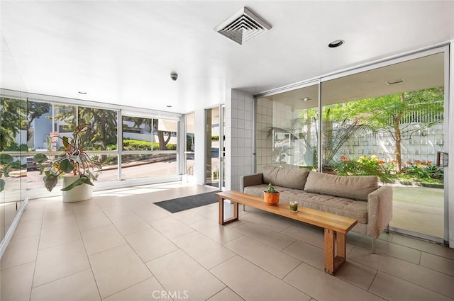 1400 N Sweetzer Ave Unit 102, West Hollywood, CA 90069 - common area with expansive windows