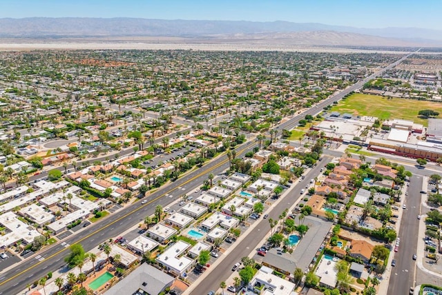 800 E Cottonwood Rd Unit 2, Palm Springs, CA 92262 - aerial view of property's location with a mountain backdrop