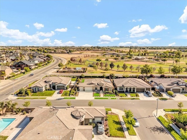 2219 W Malone St, Hanford, CA 93230 - drone / aerial view featuring a residential view