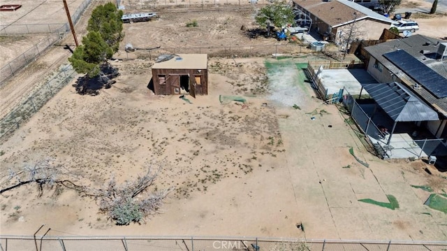 10616 Jamul Rd, Apple Valley, CA 92308 - aerial view with view of desert