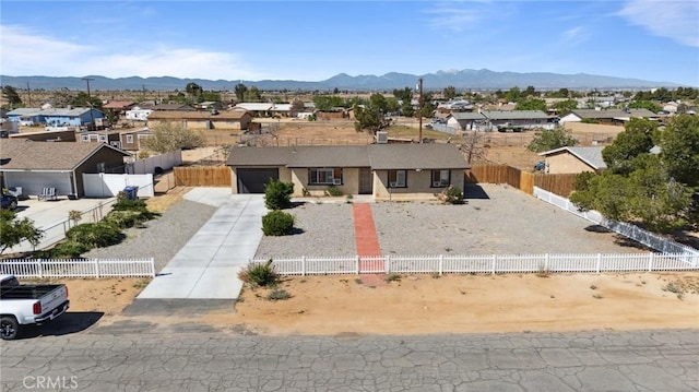 10616 Jamul Rd, Apple Valley, CA 92308 - birds eye view of property with a mountain view and a residential view