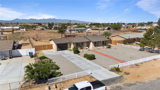 10616 Jamul Rd, Apple Valley, CA 92308 - drone / aerial view with a mountain view and a residential view