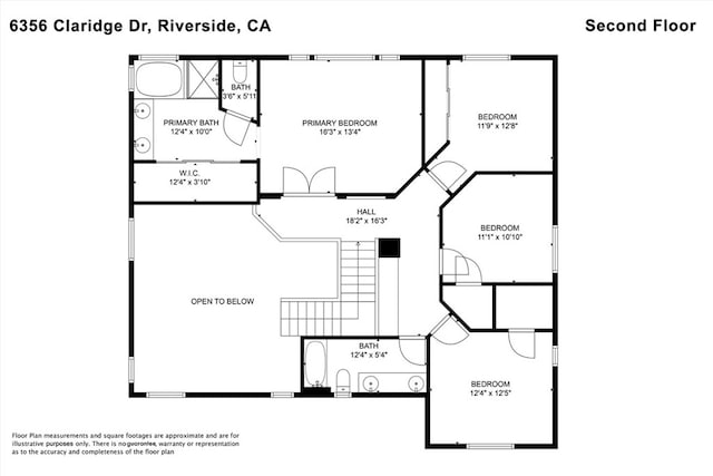 6356 Claridge Dr, Riverside, CA 92506 - floor plan