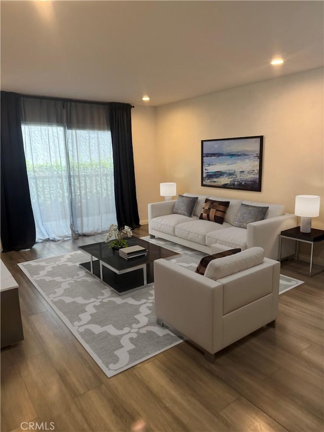 4727 W 147th St Unit 116, Lawndale, CA 90260 - living room with wood finished floors and recessed lighting
