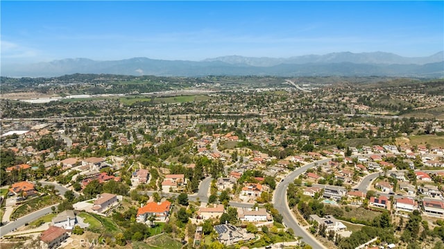 24288 Highcrest Dr, Diamond Bar, CA 91765 - birds eye view of property with a residential view and a mountain view