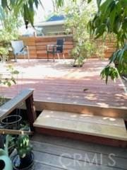 17838-17840 Los Alimos St, Granada Hills, CA 91344 - view of wooden terrace
