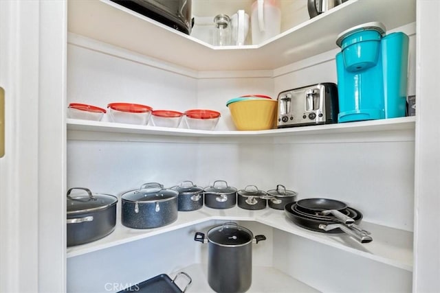 view of pantry