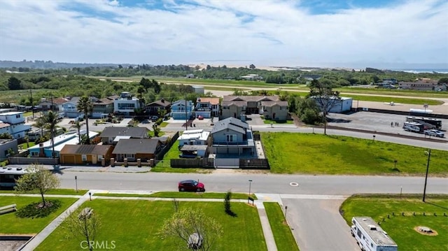 bird's eye view featuring a residential view