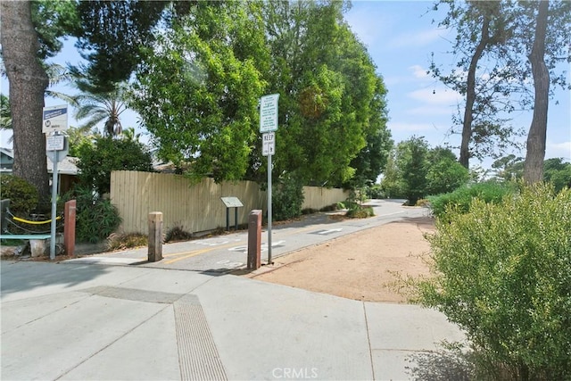 5593 Pioneer Blvd Unit 18, Whittier, CA 90601 - view of concrete road featuring traffic signs