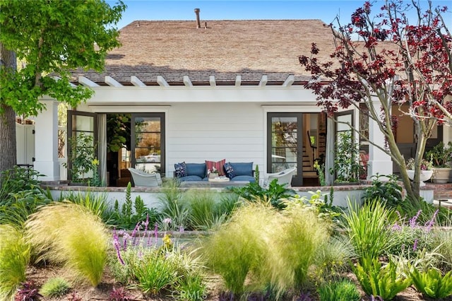 1981 Port Dunleigh Cir, Newport Beach, CA 92660 - back of property featuring an outdoor living space